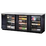 True TBB-4G-HC-LD - Back Bar Cooler, three-section, 90-3/8
